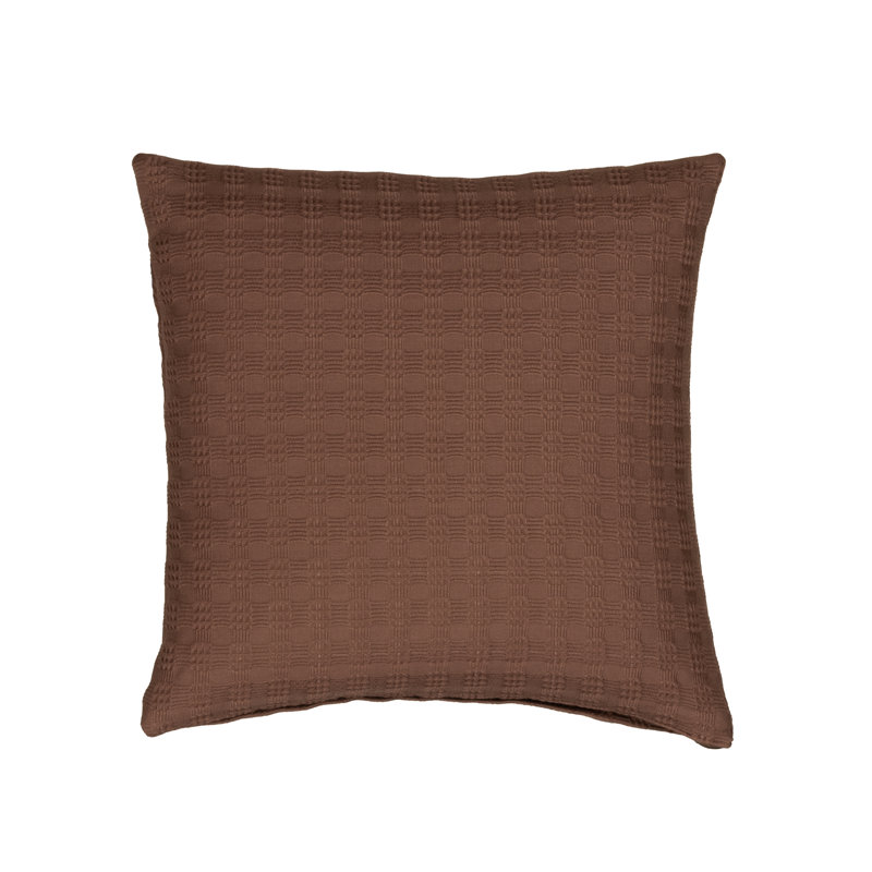 Coussin décoratif Bramble, Bois rouge, 26 po x 26 po carré, Polyfill