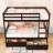 Rubber Wood Bunk Bed With Two Drawers-1326216427-1326216438