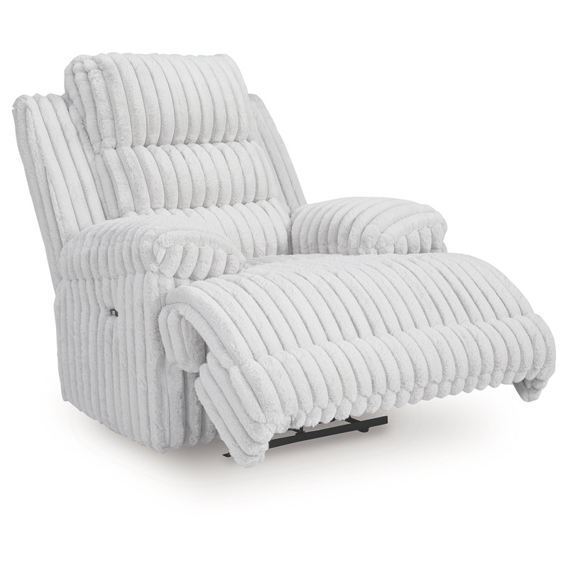Fauteuil inclinable électrique Rhines Falls, Blanc