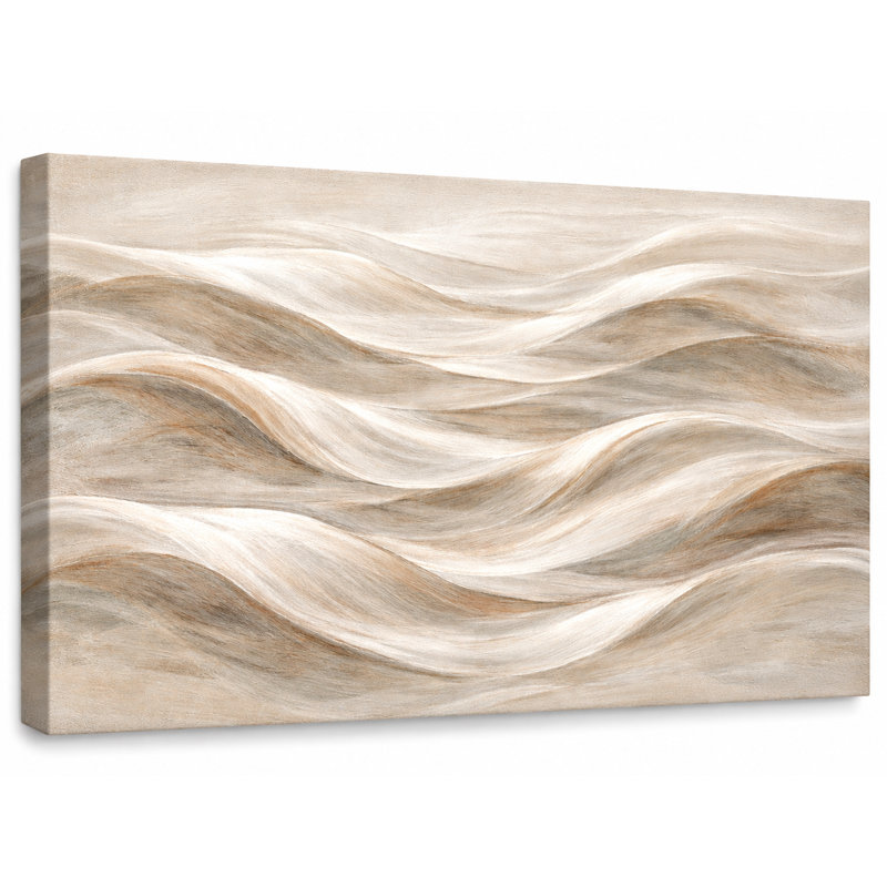 «Neutral Flow Lines», art mural sur toile tendue, H 30 po x l 40 po x P 1,5 po