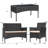 Alifa 4 - Person Patio Conversation Set with Cushions-489670706-489670708