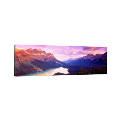 Peyto Lake, Alberta, Canada - Wrapped Canvas Panoramic Print