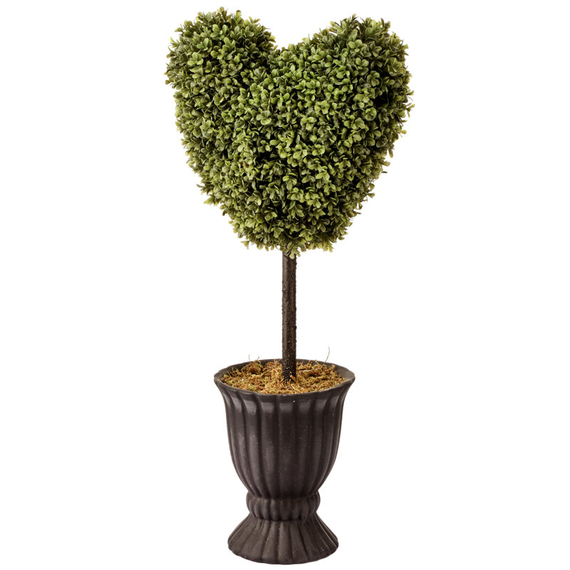 Topiaire 30 "en faux buis en pot
