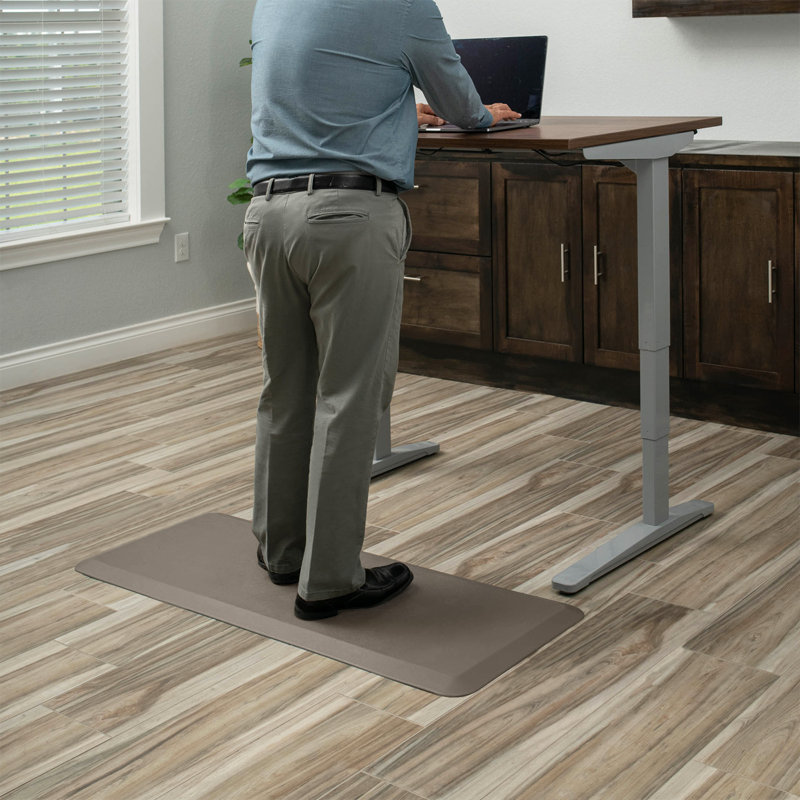 Tapis anti-fatigue de qualité professionnelle, 1 pi 8 po x 4 pi, Pierre