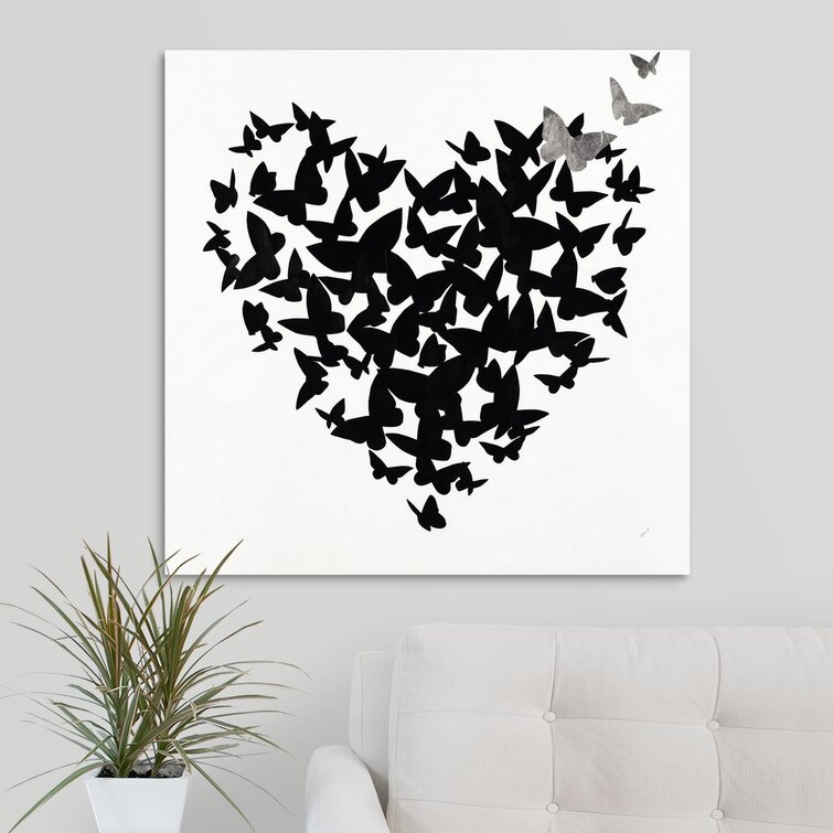 Ebern Designs Pieces Of My Heart On Canvas by Sydney Edmunds Painting &  Reviews