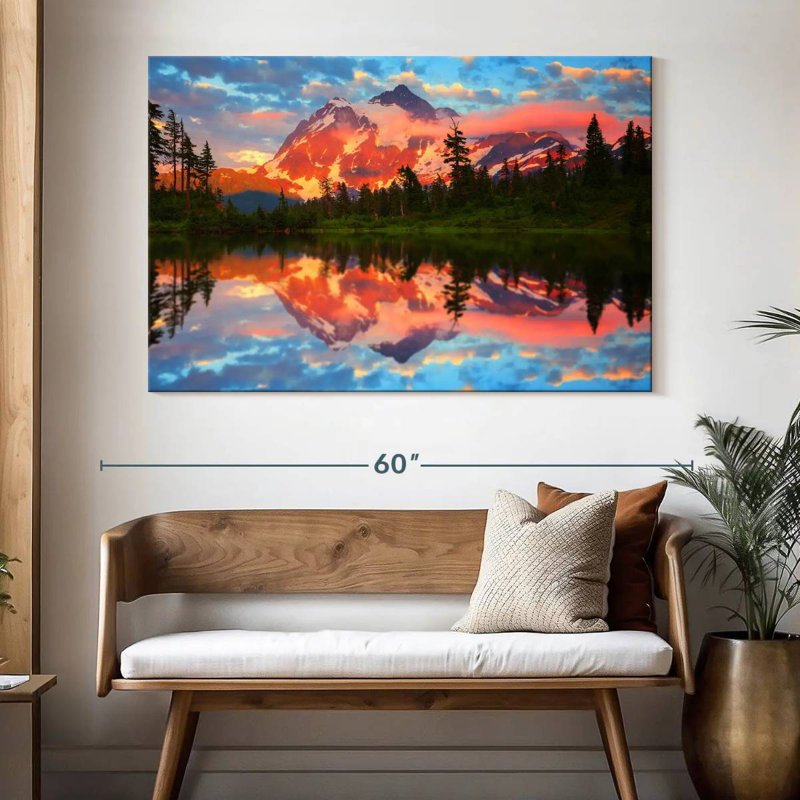 Alvord Ethereal Mount Shuksan, 34" H x 51" W
