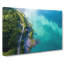 Lake View In Switzerland In Abstract - Wrapped Canvas-55312156