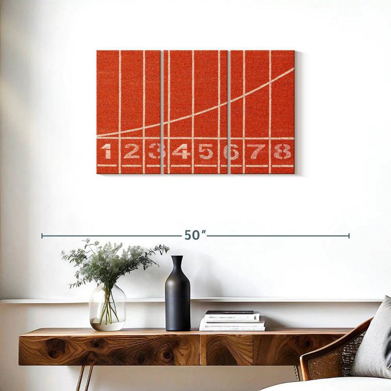 Running Track Starting Line, 20" H x 33" W