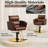 Premium Wide Salon Chair, Sleek And Modern Styling Chair With Soft Leather Upholstery, Adjustable Height, And Heavy-Duty Base, Comfortable Hair Salon Chair For Hair Stylist-88383850-88383844