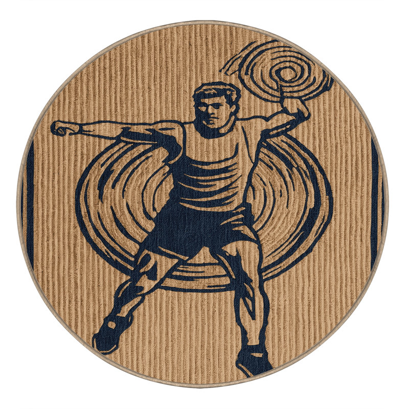  Tapis lavable Discus, Rond 8 pi