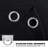 NICETOWN Blackout Small Window Valances, Rustic Farmhouse Curtains Grommet Top Thermal Insulated Window Drapes for Kitchen/Bathroom/Basement, 2 Panels.-5612446-5612438