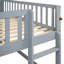 Grey Low Loft Bed With And Slide, Making Bedroom More Enjoyable Slide In For Glamour-398235270-398235264