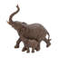 Figurine Bertaux trompette mère et bébé éléphant d'Afrique