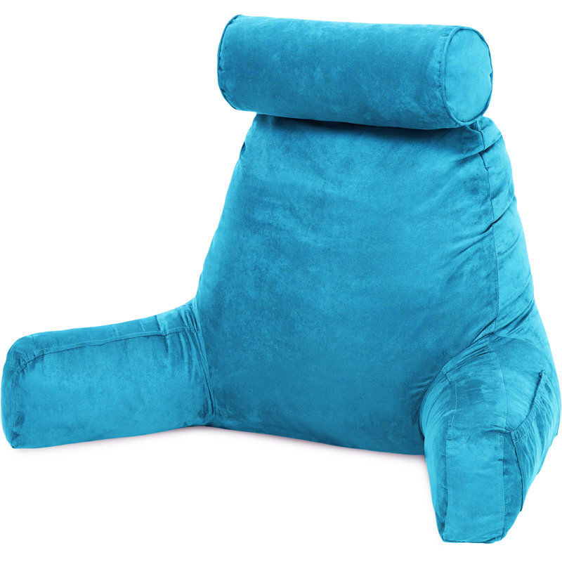 Bed Rest Pillow Cover & Insert, Rodeo Blue