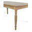 Table de salle à manger en bois massif de pin 63 po Jaeline