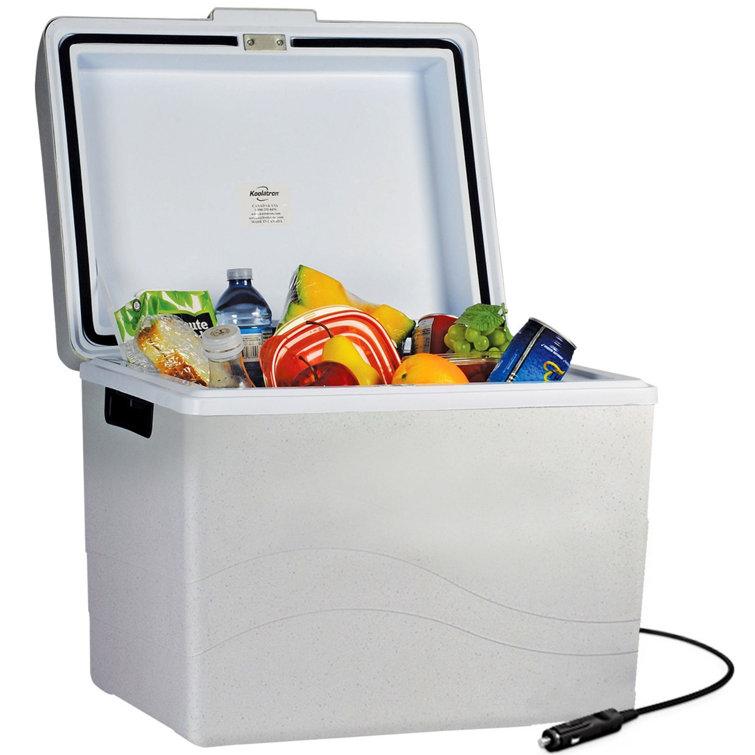 Ivation 24 L Portable Electric Cooler, Camping Fridge With Car