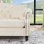 Canapés compacts à compression, velours Chesterfield de 57 pouces pour maison moderne