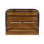 CHAISE EN BOIS ET MÉTAL ZION INDUSTRIEL (ensemble de 2)