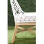 Chaise d'appoint de patio avec coussin Paulsen