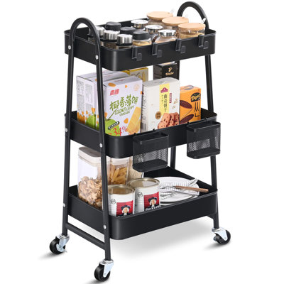 31.26'' H x 17.52'' W Utility Cart with Wheels