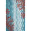 Tapis touffeté à la main en polyester bleu / rouge / blanc-2007386595