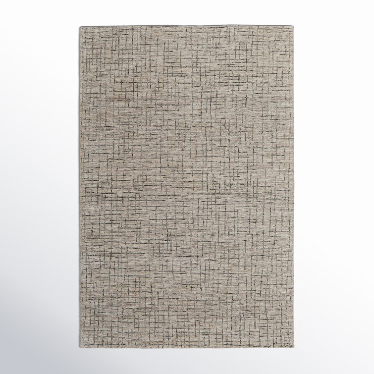 Hodges Hand-Tufted Wool Gray/Taupe/Beige Area Rug