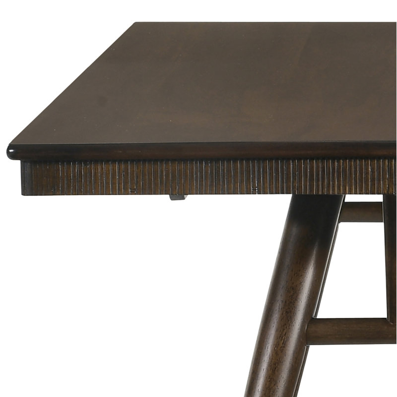 Paloma Dark Walnut Rectangular Dining Table