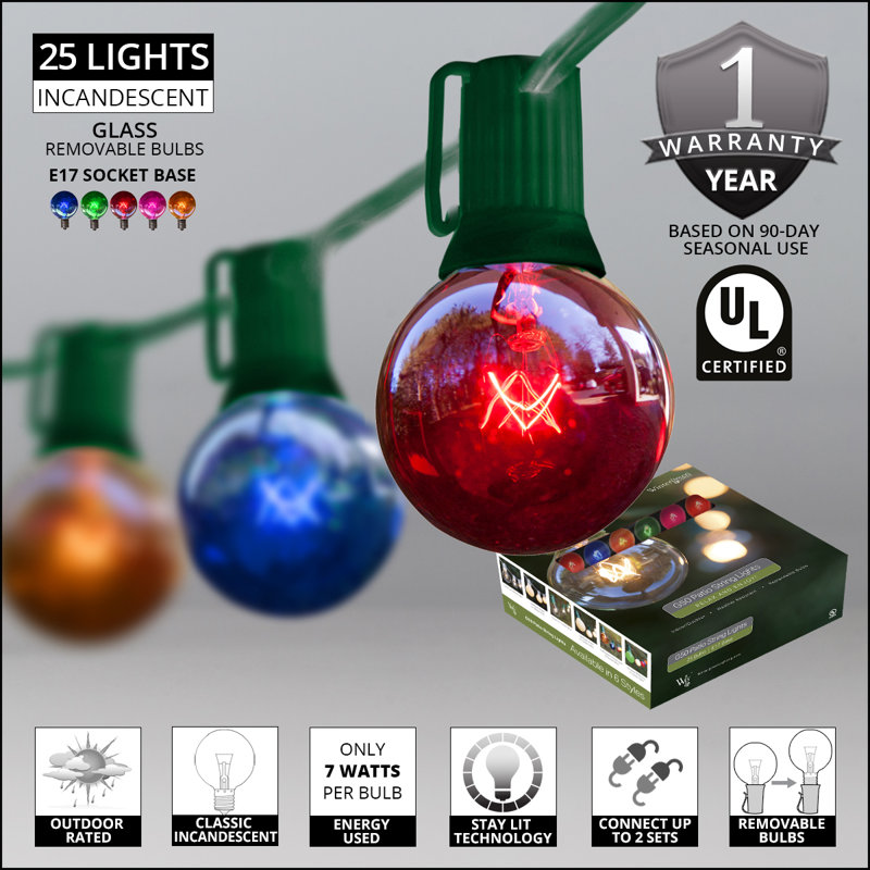 300'' Globe String Lights