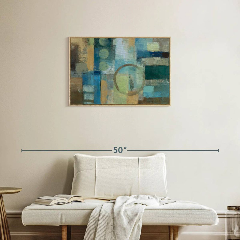 Point focal, Cadre flottant en bois naturel, 31 po x 21 po