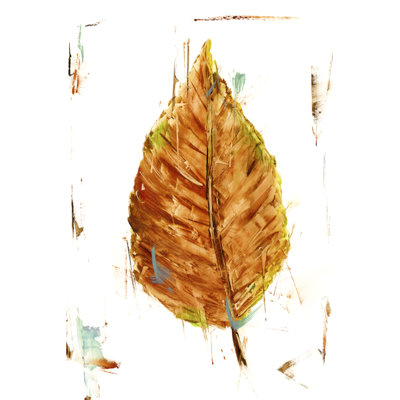 " Autumn Leaf Study III " Painting Print