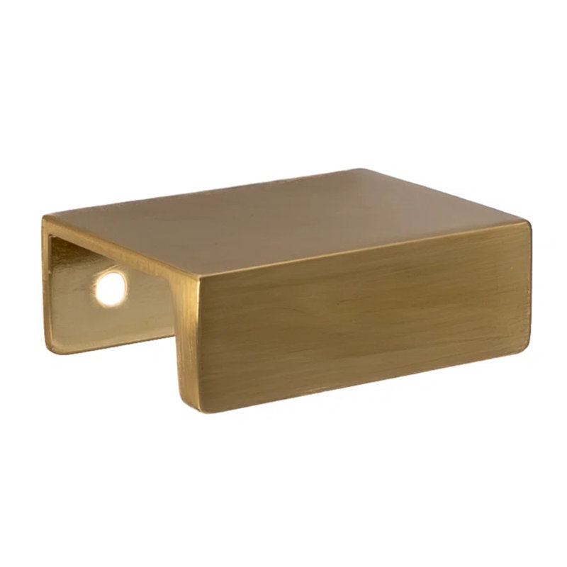 Martin 1-1/4" Satin Brass Edge Pull Multipack, Satin Brass, 1 1/4"