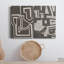 Abstrait labyrinthe I, toile tendue avec châssis de qualité supérieure - prête à être accrochée-1582770738