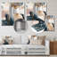 Marbre doux formes et lignes marbrées III - Décoration murale abstraite en métal marbré-365137788