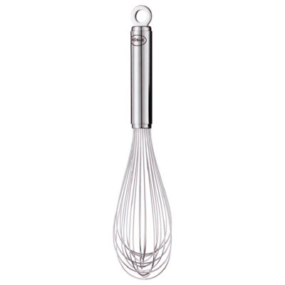 Rösle 12.6-inch Stainless Steel Balloon Egg Whisk, 14 Wire, Silver