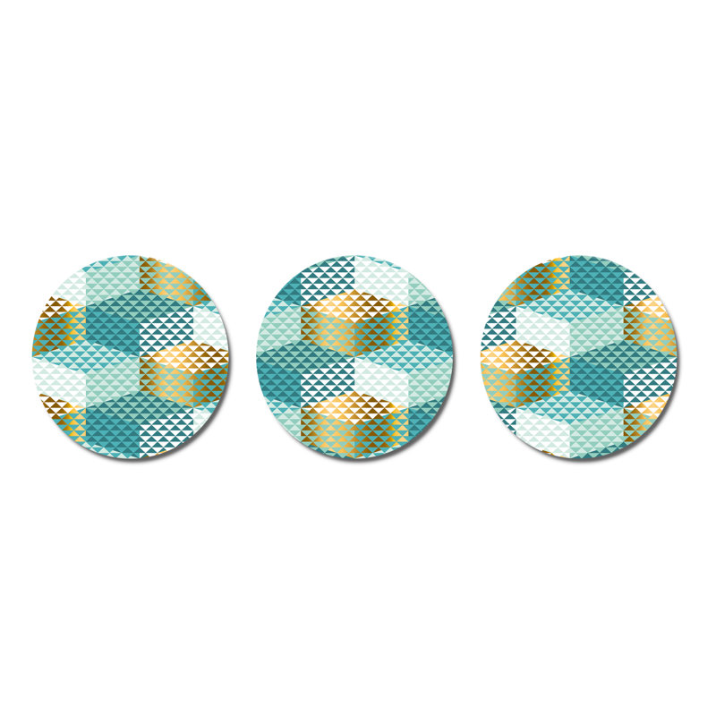 Abstract Wall Decor on Metal
