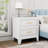 Metal White 5 Drawer Nightstand-451969111