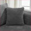 Canapé modulaire en velours côtelé gris anthracite modulaire pour le salon | Gris anthracite | Velours côtelé