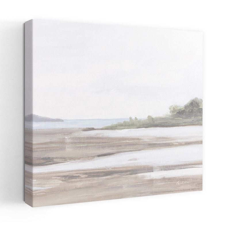 Art côtier avec marée de printemps, H 32 po x l 32 po