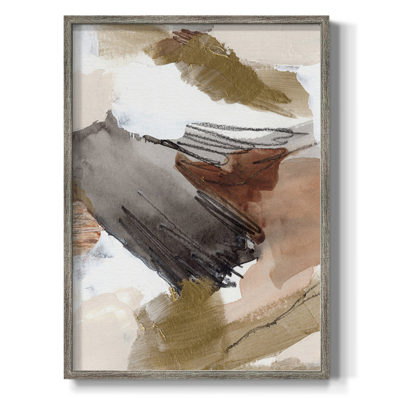 Or antique III, reproduction encadrée - bois massif, H 21 po x l 17 po