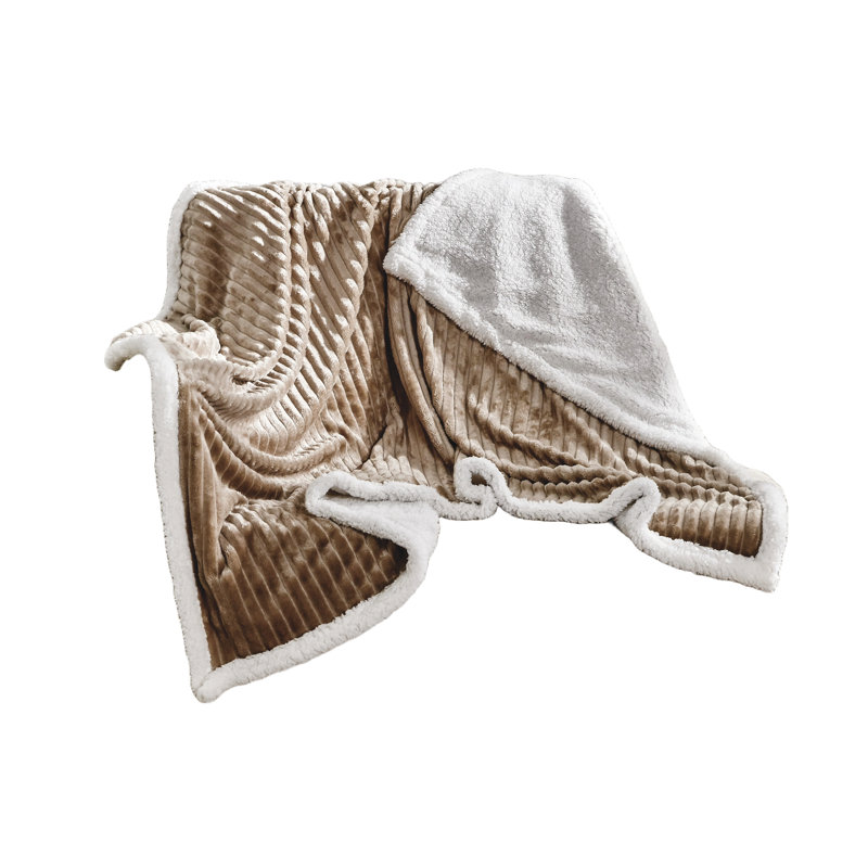 Throw Blanket, Taupe