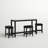 Ebeling 3 - Person Four Leg Dining Set-867547762