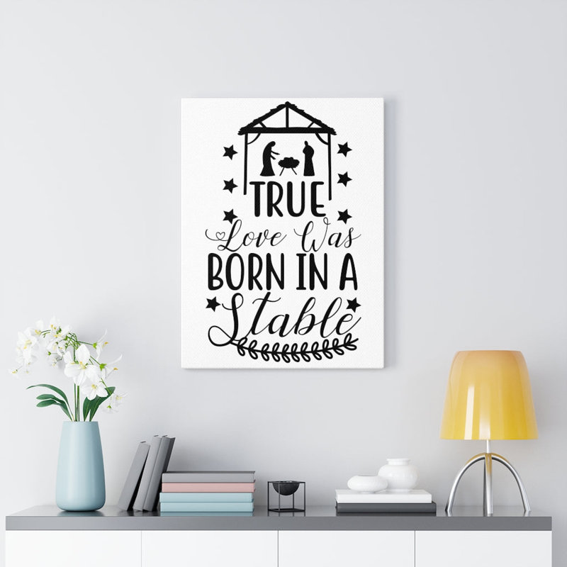 Love Was Born - Wrapped Canvas Print, 61cm H x 46cm W