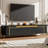 74.8'' TV Stand for TVs up to 80 Inches, TV Cabinet with 4 Drawers and 2 Spacious Cabinets, Five Metal Legs for Living room-748330280
