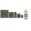 Tapis beige / rouge Southwestern-1279395860