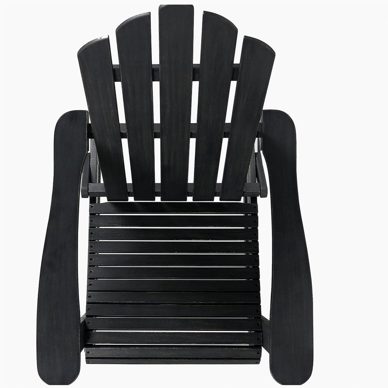 Chaise Adirondack pliable Hollywood, Dark Grey