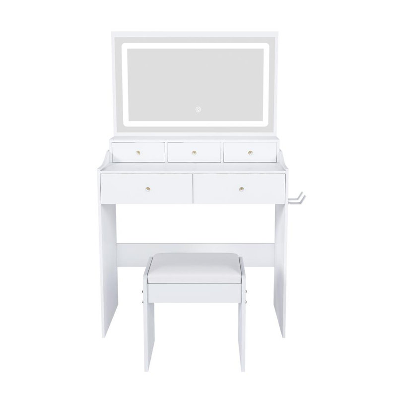 Makeup Vanity (White), White