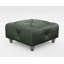 Melrose 65Cm Wide Genuine Leather Tufted Square Ottoman-118216812-118216810