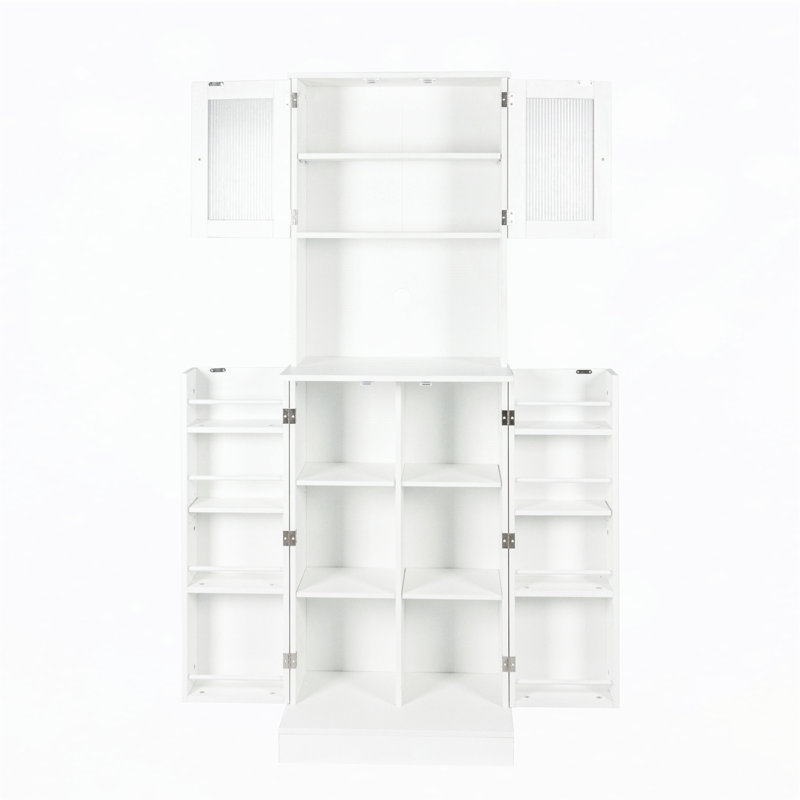 Garde-manger autoportant polyvalent avec plusieurs options de rangement