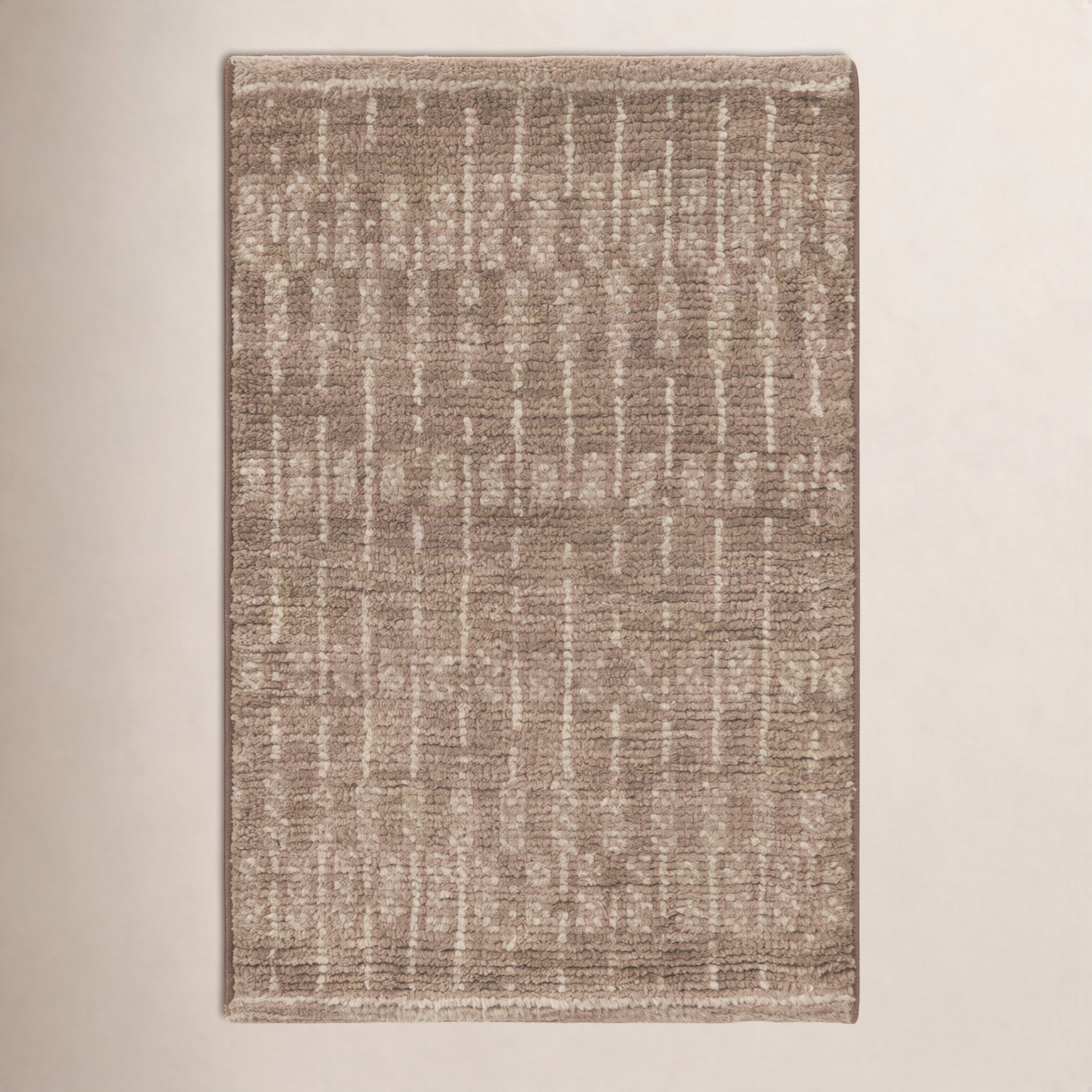 Vanna Hand-Knotted Striped Wool Rug, Sand, 3'x5'
