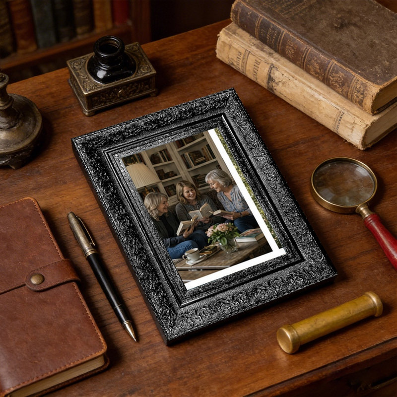 Cadre photo noir 3 pièces Home, Black, 3, 5" W x 7" H